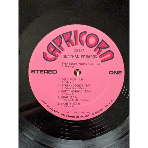 Jonathan Edwards Self Titled / Honky Tonk Stardust Cowboy LP VG+/VG - Picture 6 of 13